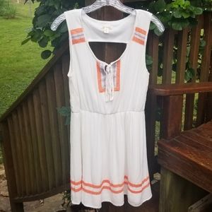 Dress with embroidery